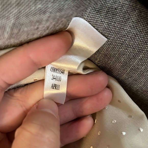 White House Black Market 3/4 Sleeve Ruffle Blazer 12 - Picture 16 of 16